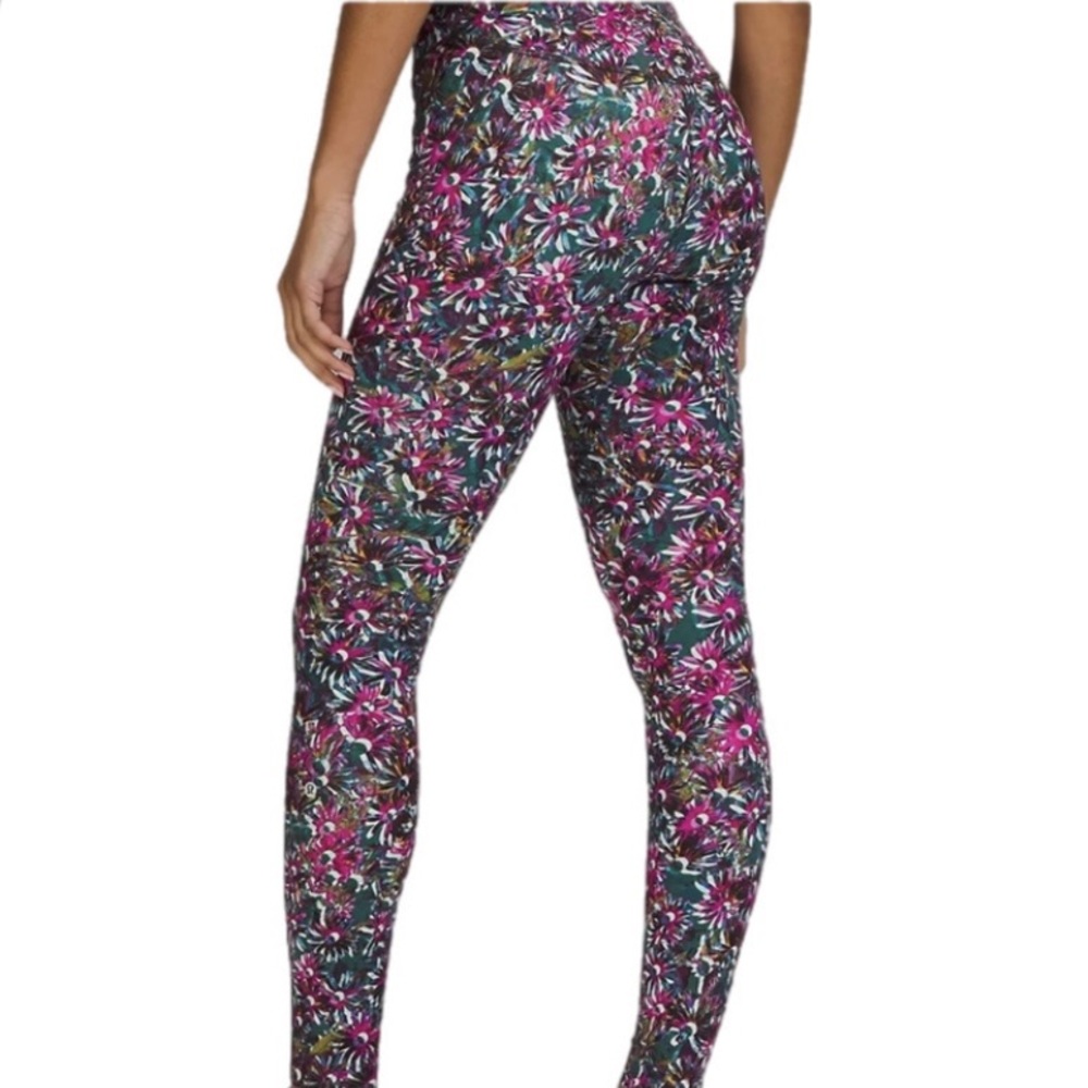 Lululemon Swift Speed HR Tight 28” FELM Floral Leggings Size 2 NWOT